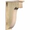 Ekena Millwork Del Monte Rough Sawn Corbel w/Backplate, Douglas Fir, 6"W x 14"D x 22"H COR06X14X22DEL01RDF - alternate 1
